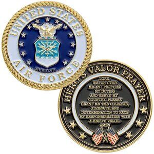 United States Air Force USAF Prayer Challenge Coin